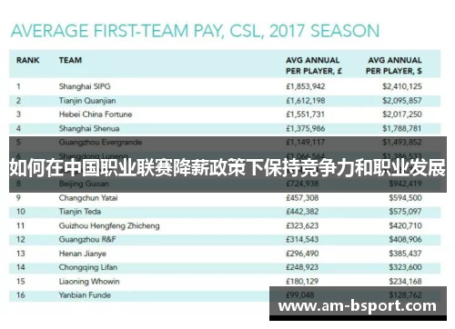 如何在中国职业联赛降薪政策下保持竞争力和职业发展