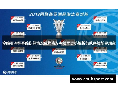 今晚亚洲杯赛前伤停情况成焦点左右战局走势解析各队备战前景观察 今晚亚洲杯赛前伤停情况成焦点左右战局走势解析各队备战前景观察